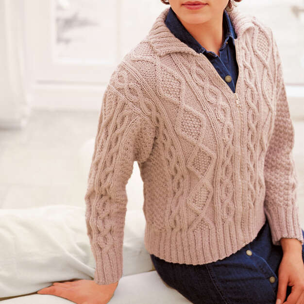 Free Cabled Jacket Pattern