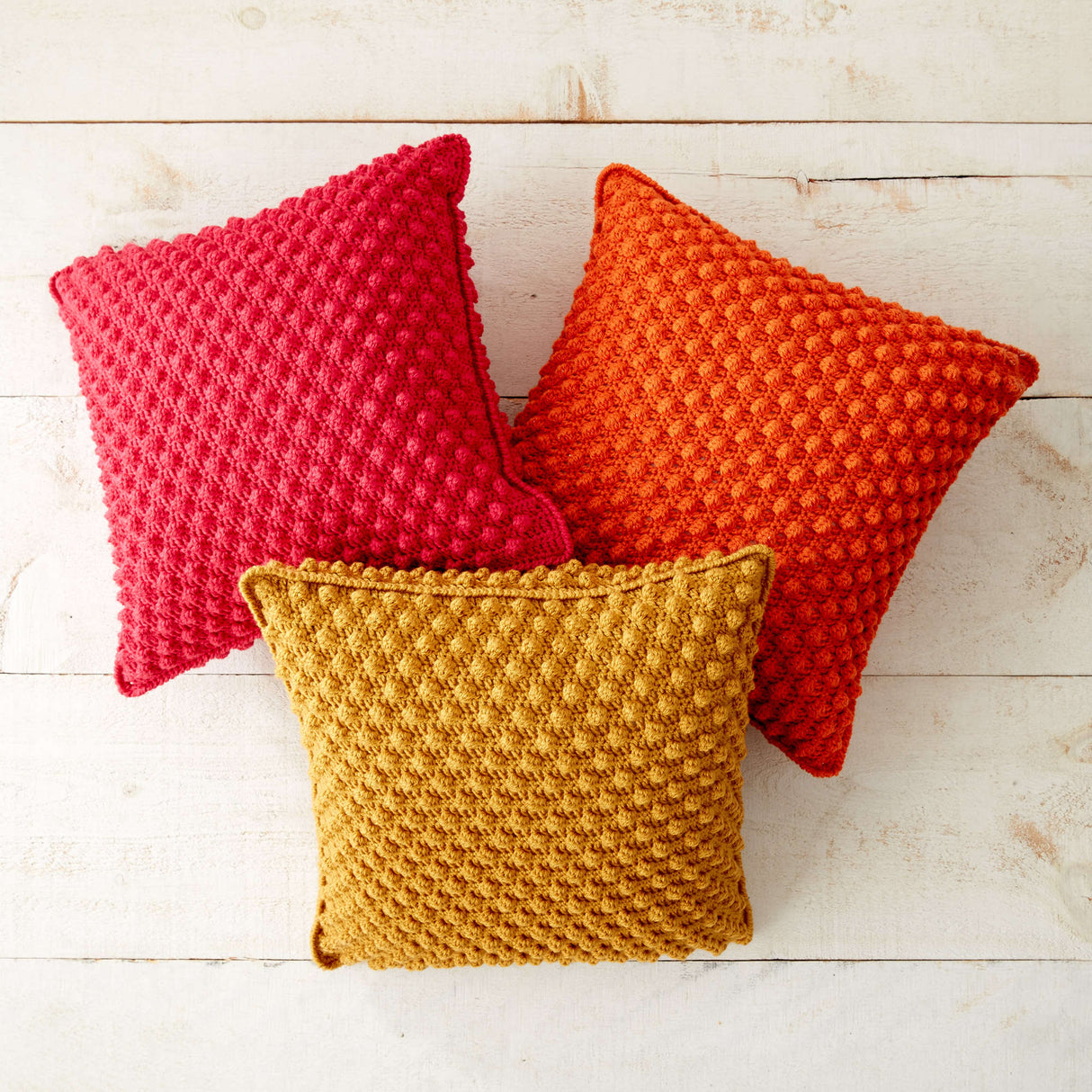 Free Bobble-licious Crochet Pillow Pattern