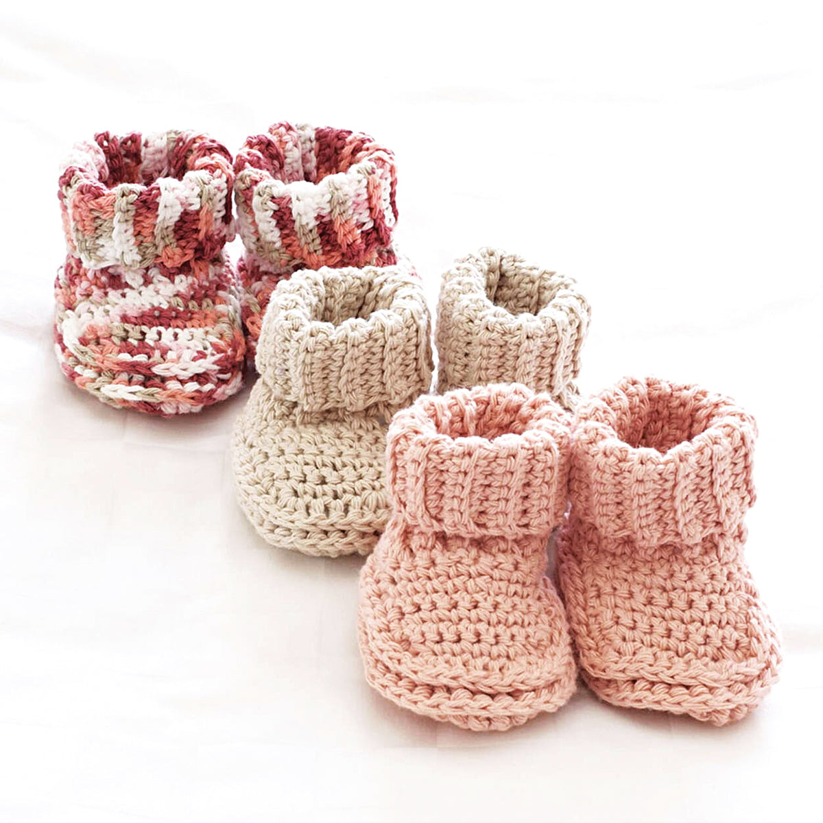 Free Crochet Baby Booties Pattern