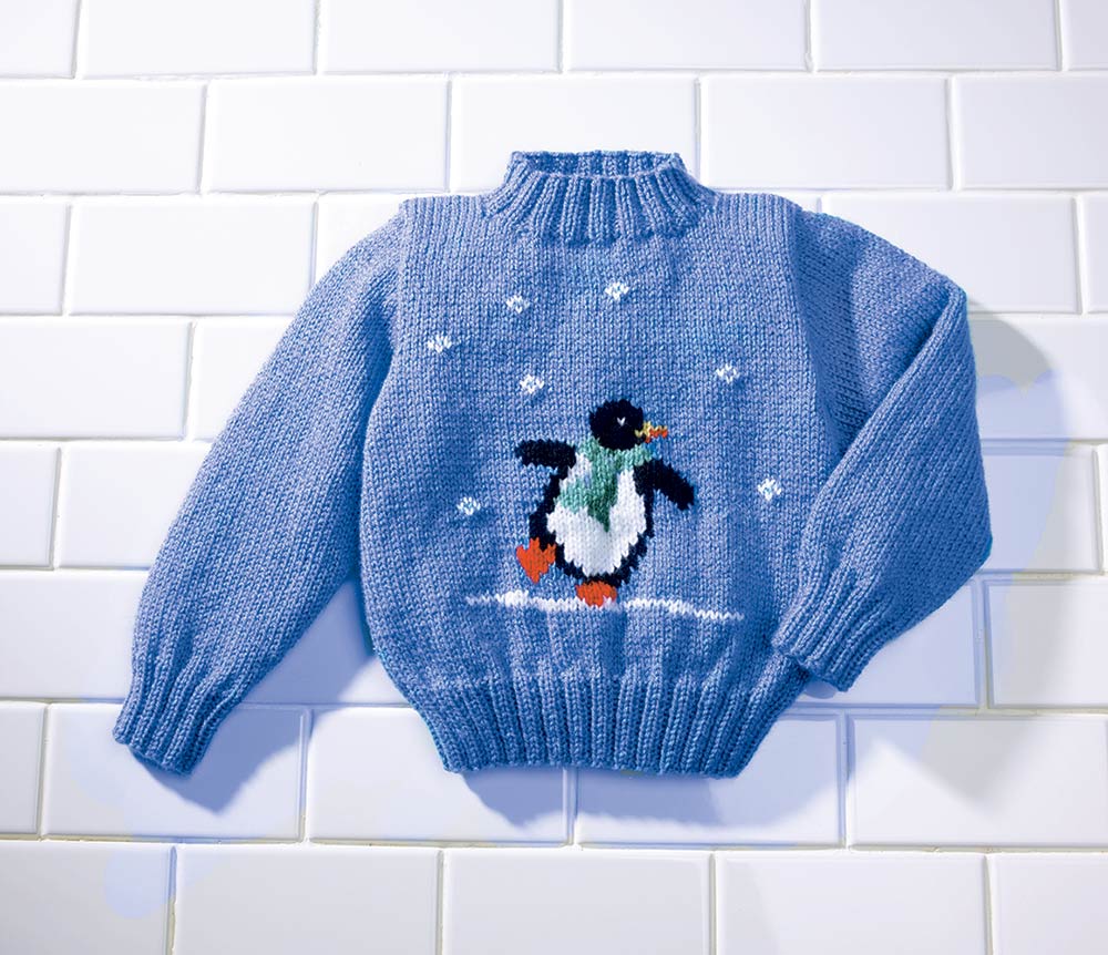 Modèle de pull pingouin