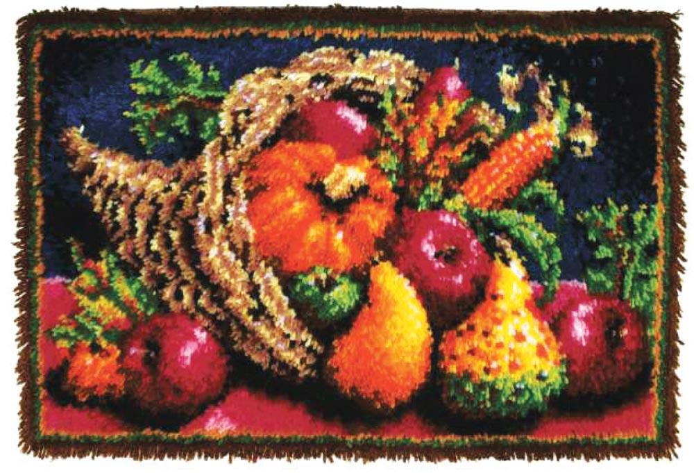 Country Harvest Latch Hook Rug Kit