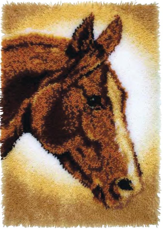 Horse Latch Hook Rug Kit