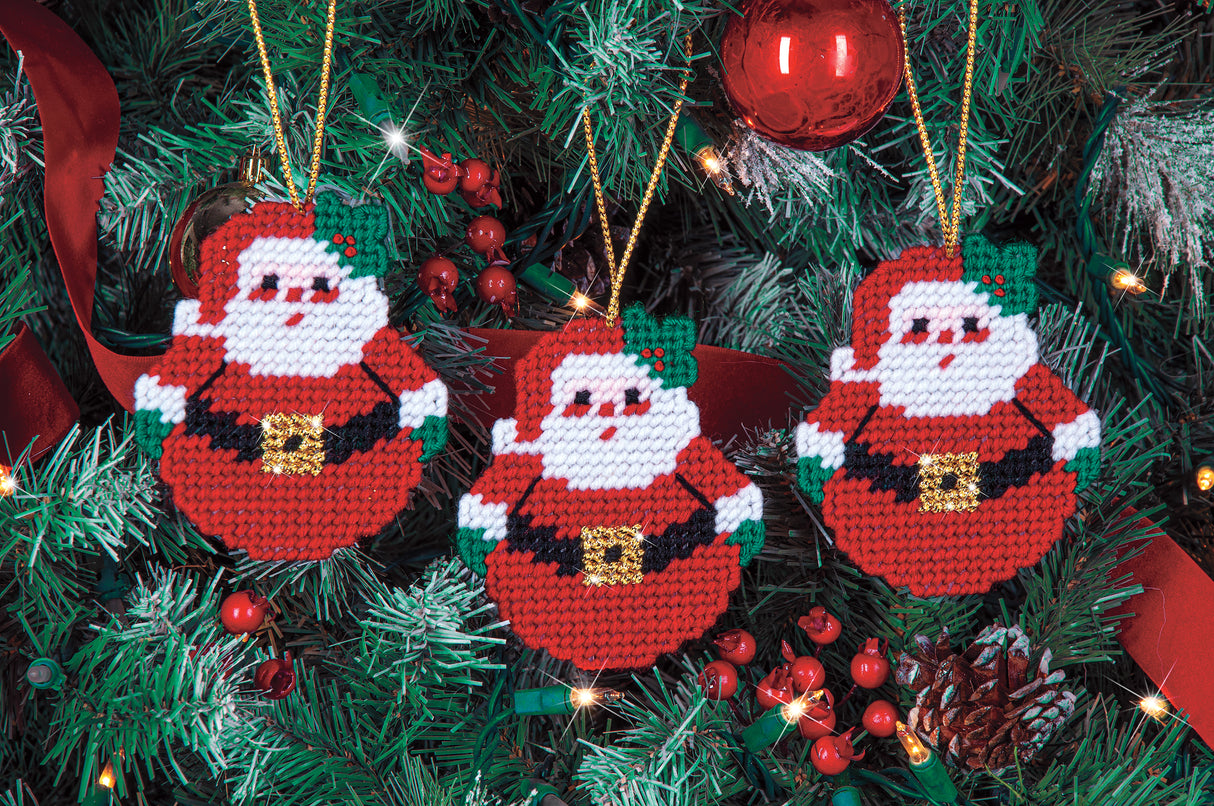 Kit d'ornements en toile en plastique Old St. Nick