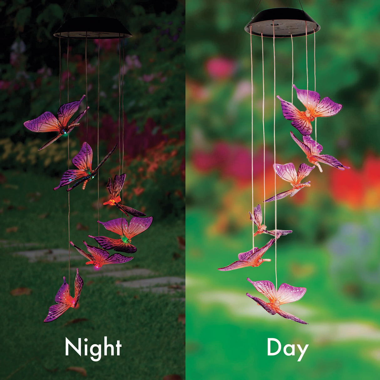 Solar Mobile Butterfly Lights