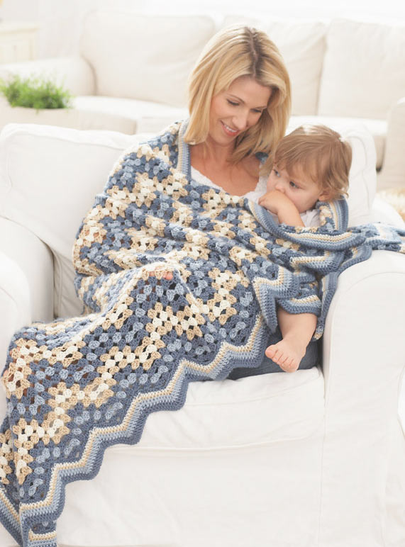 Granny Goes Ripple Pattern