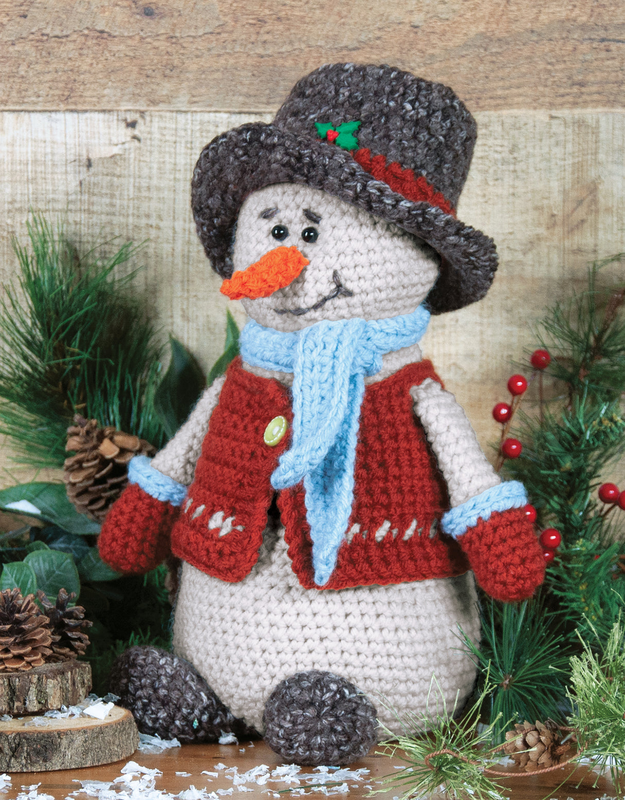 Kit de bonhomme de neige rustique