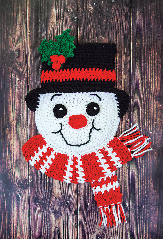 Suspension de porte bonhomme de neige