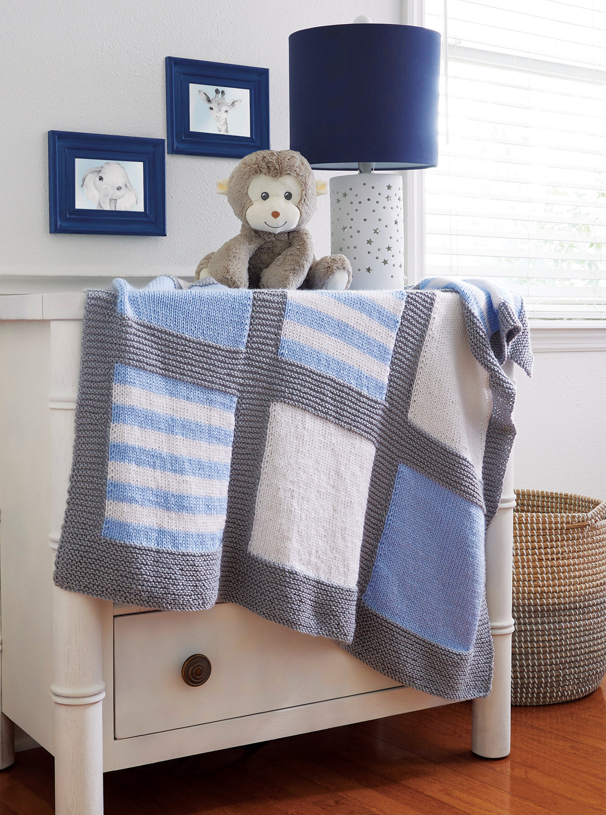 Knit Hopscotch Blanket