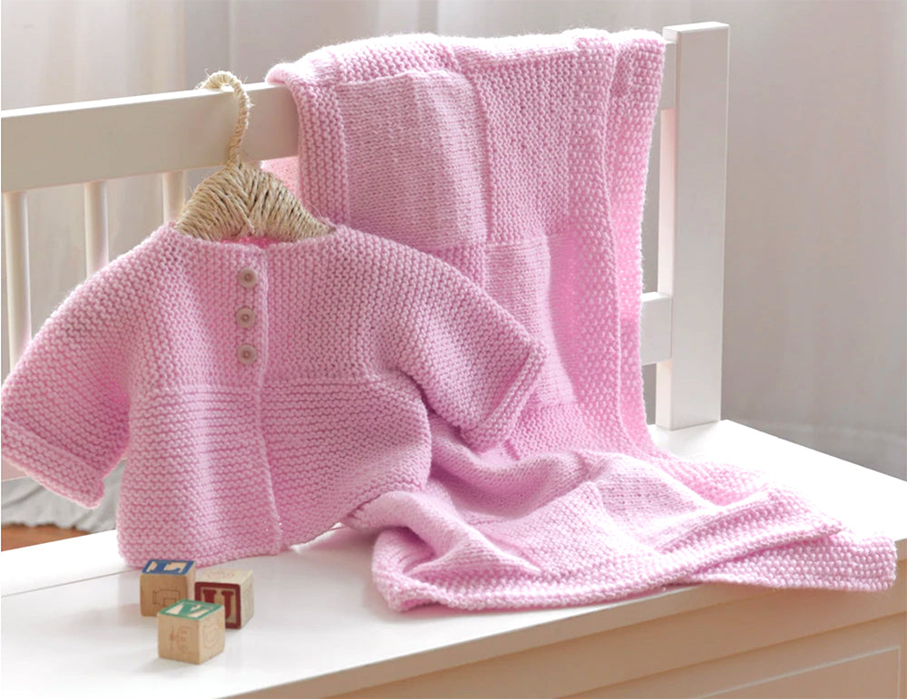 Knit Baby Set