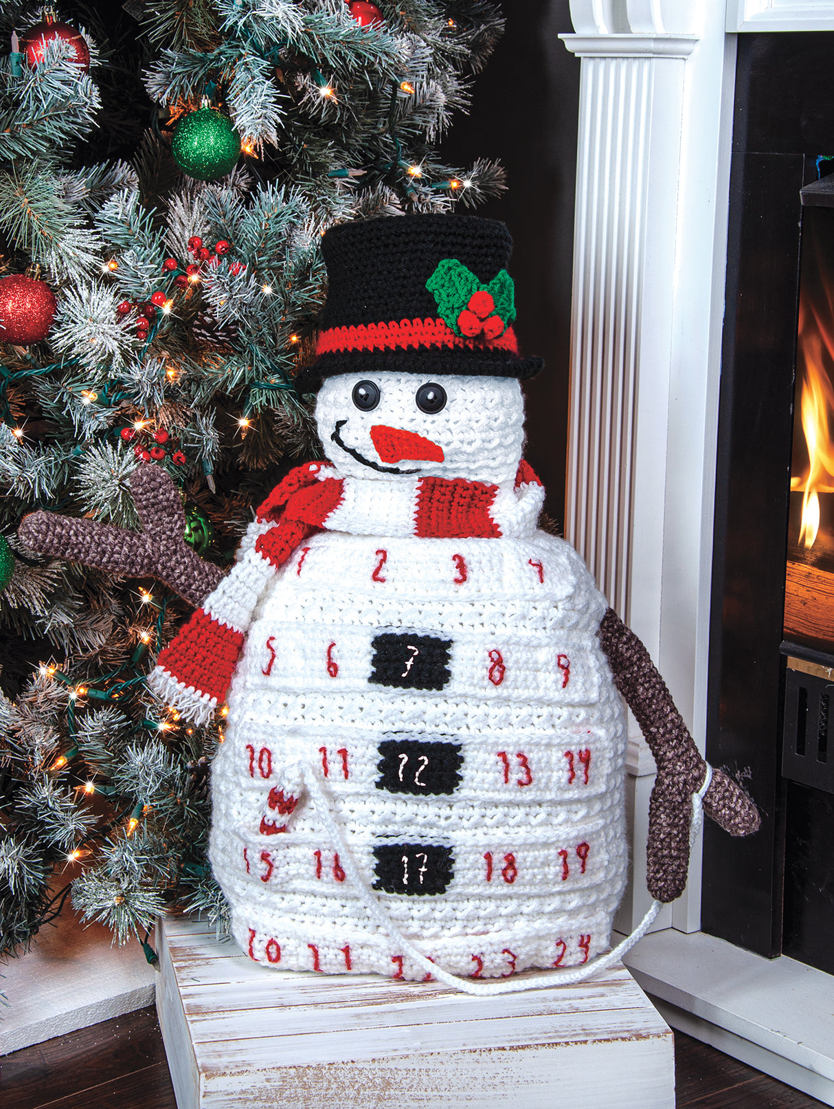 Kit de calendrier compte à rebours bonhomme de neige