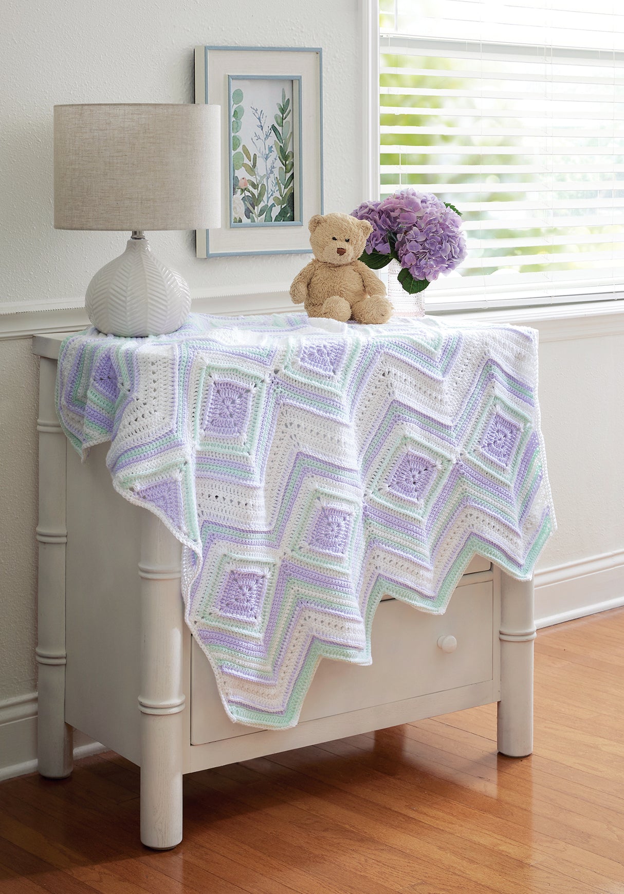 Couverture pour bébé Jardin de lavande