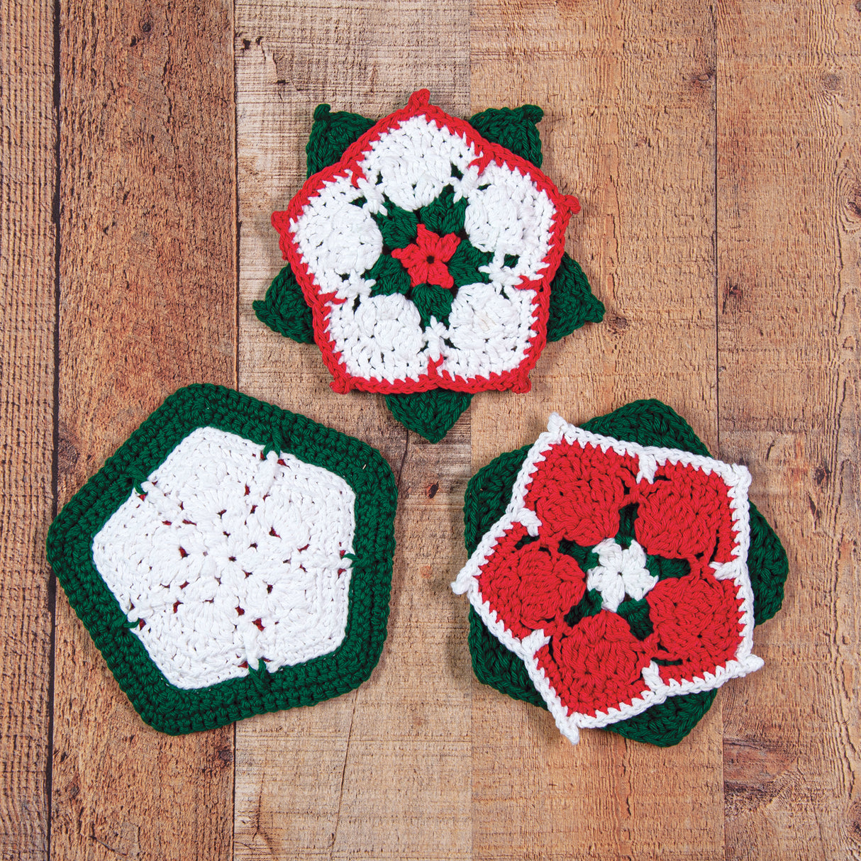 Kit trio de dessous de plat de Noël