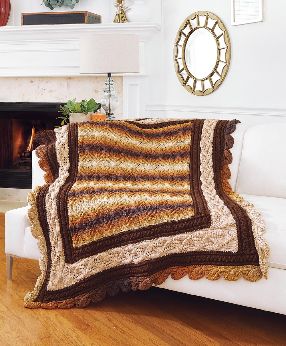 Jeté de feuilles d'automne