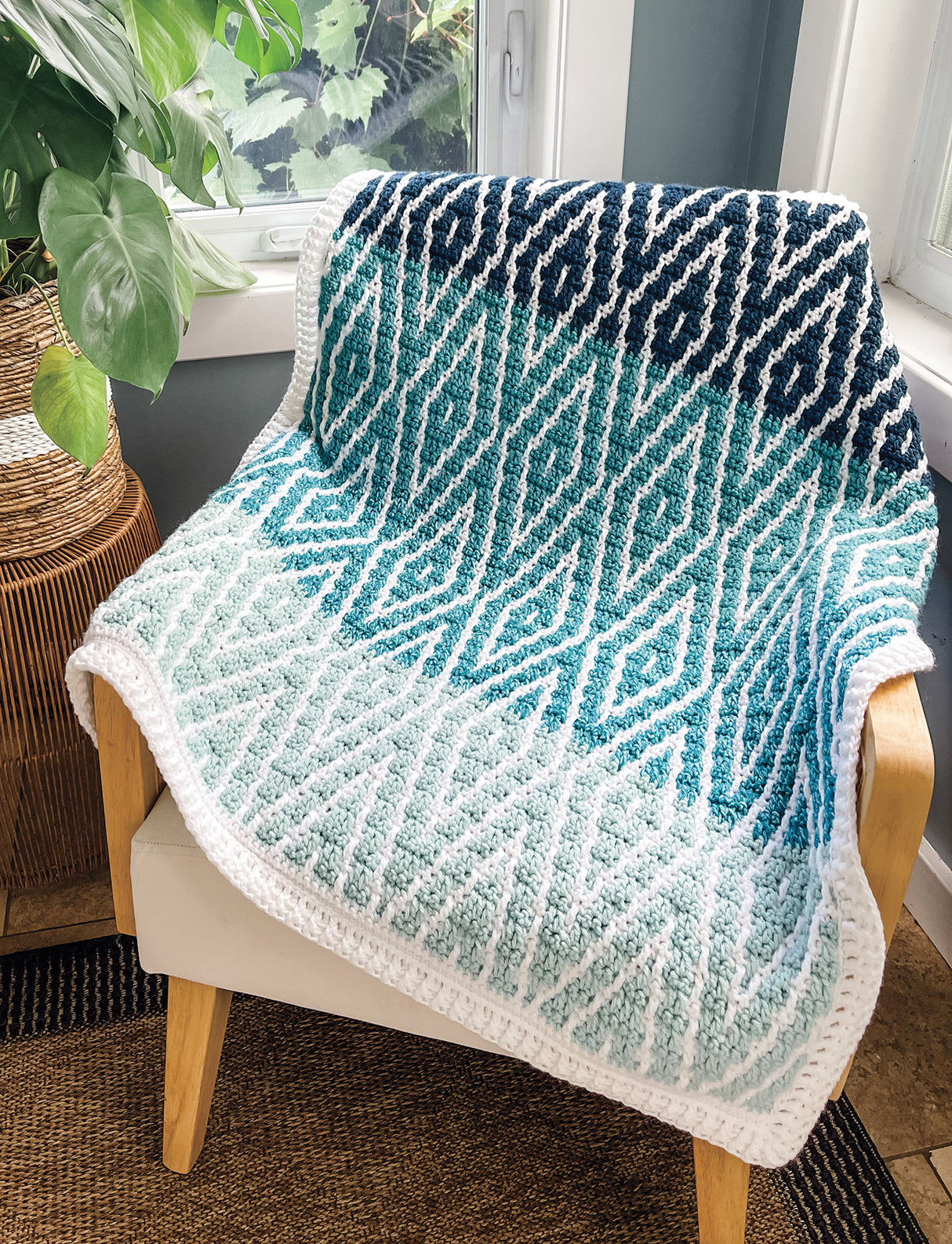 Glistening Glacier Afghan