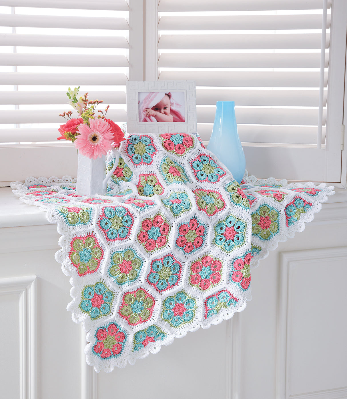 Couverture pour bébé Fleurs