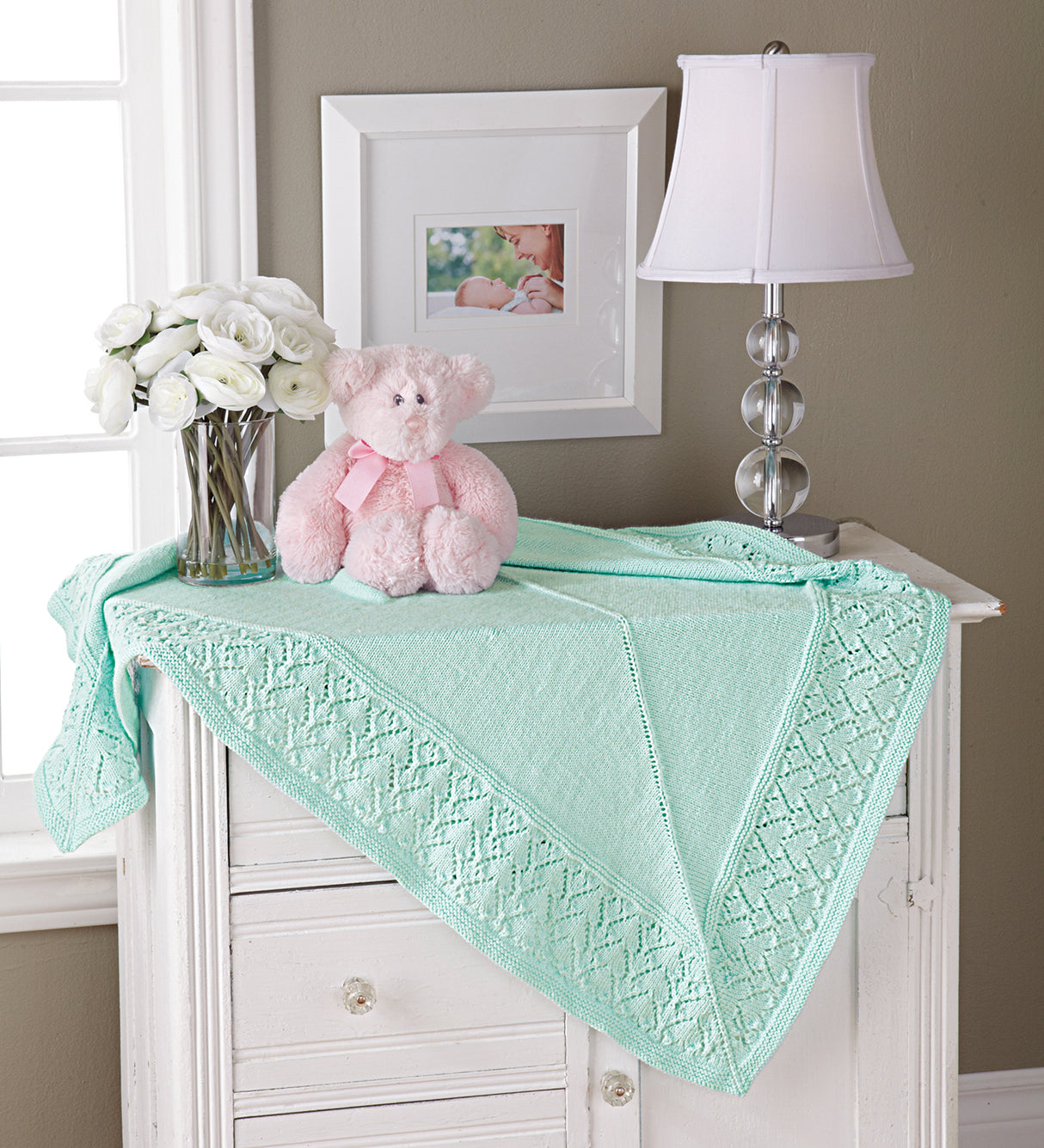 Heart Border Blanket