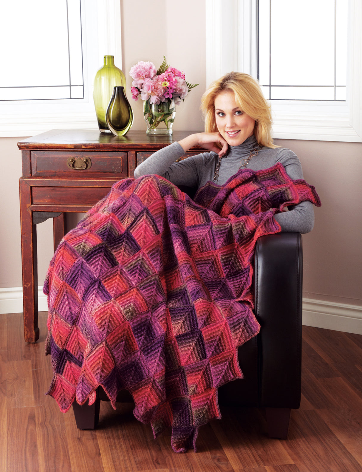 Mitered Points Throw