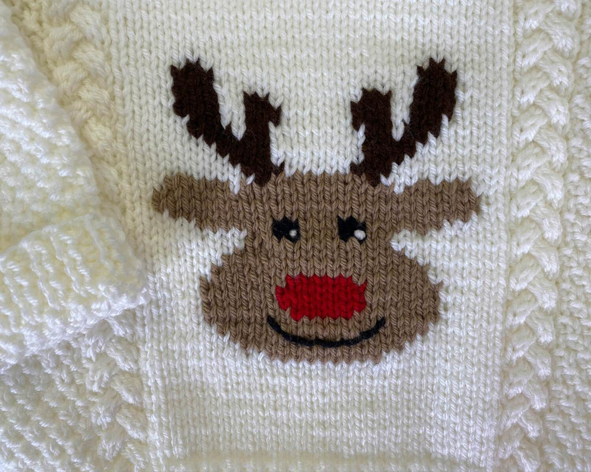 Reindeer Pullover & Mitts