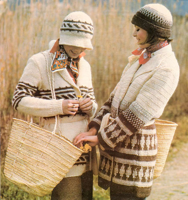 Ladies' Wrap Jacket & Hat Pattern