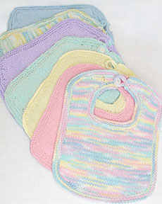 Free Bibs & Booties Knit Pattern
