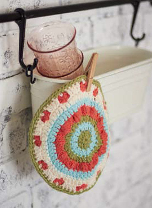Free Vintage Blossom Dishcloth Pattern