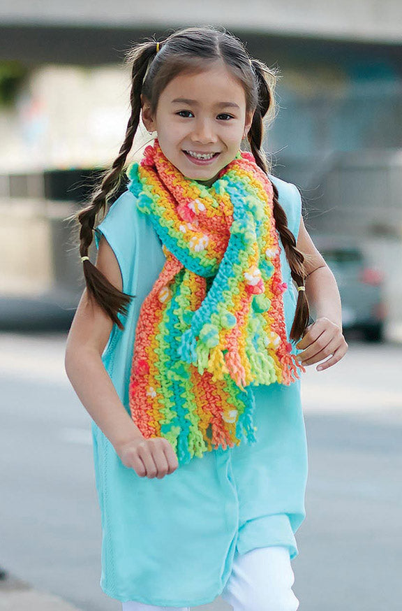 Free Rainbow Scarf Pattern