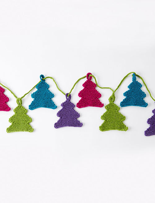 Free Happy Little Tree Garland Pattern