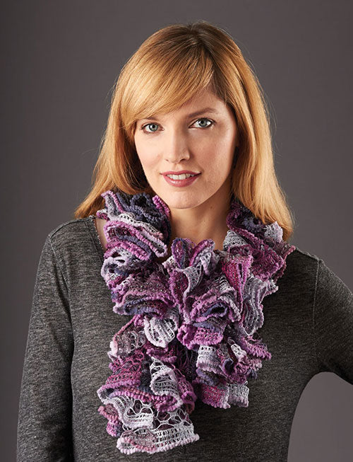 Free Ruffle Crochet Scarf Pattern