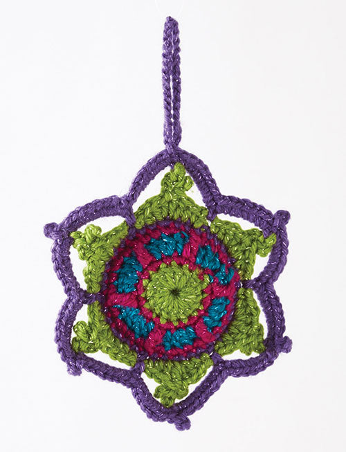 Free Jewelled Snowflake Pattern