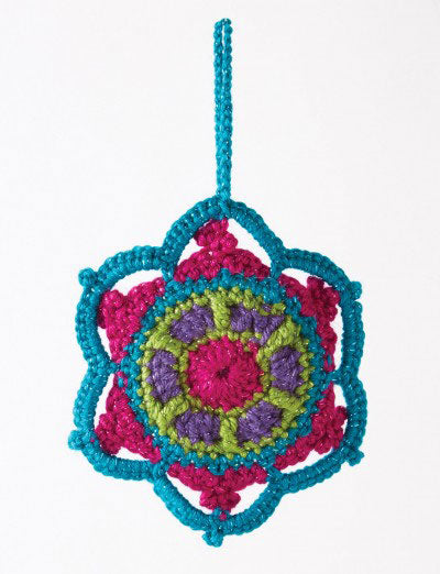 Free Jewelled Snowflake Pattern