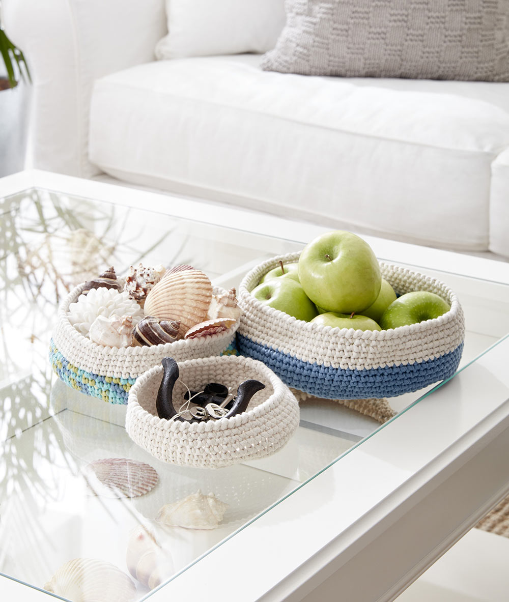 Free Crochet Nesting Bowls Pattern