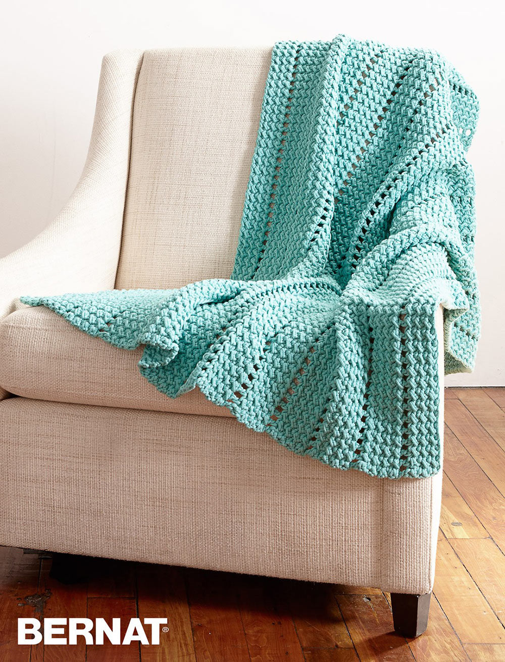 Free Eyelets & Textures Blankets Pattern