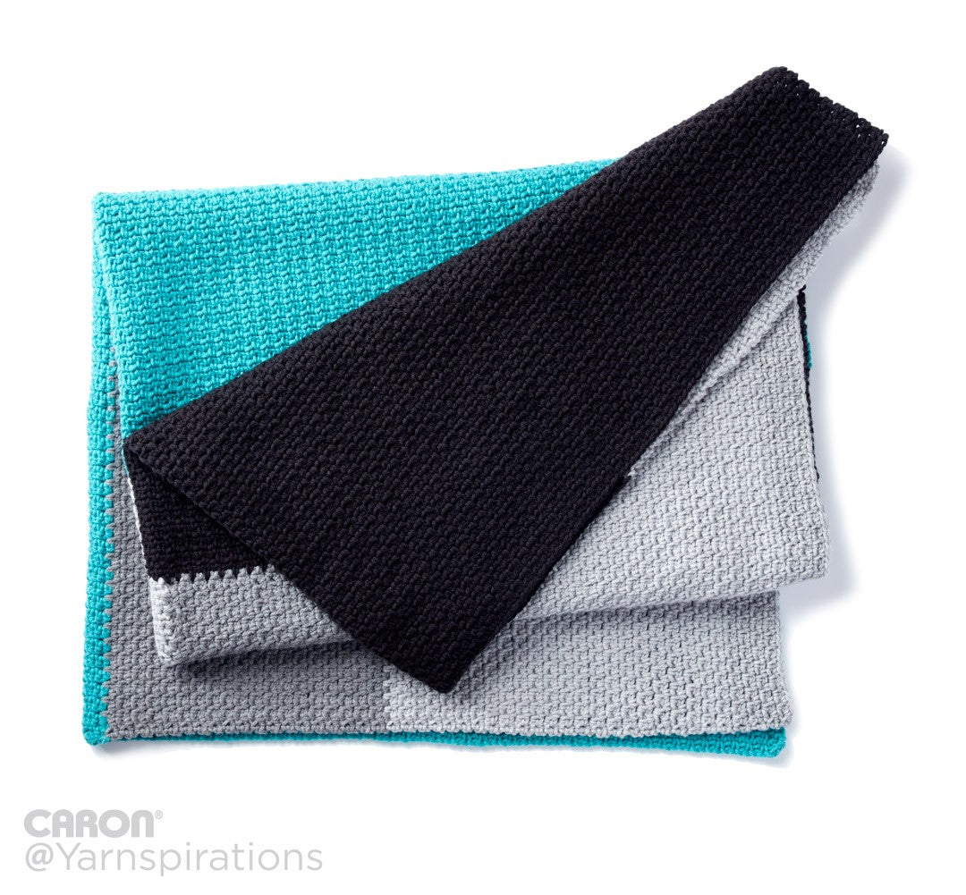 Free Modern Log Cabin Blanket Pattern