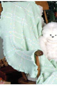 Modèle de crochet afghan à carreaux pour bébé gratuit