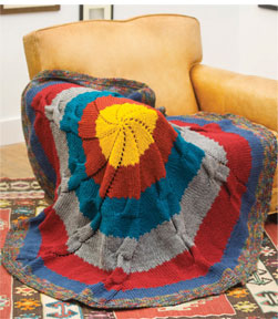 Free Radiance Throw Knit Pattern