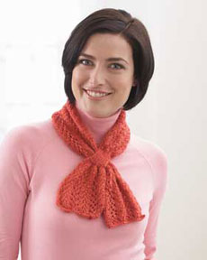 Free Keyhole Scarf Knit Pattern