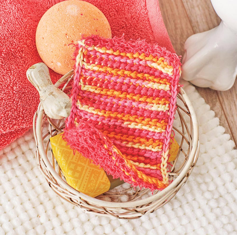 Modèle de gommage tunisien gratuit à deux textures