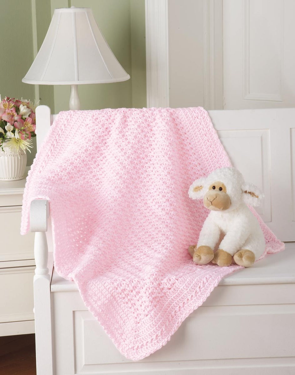 Modèle de couverture pour bébé au crochet gratuit