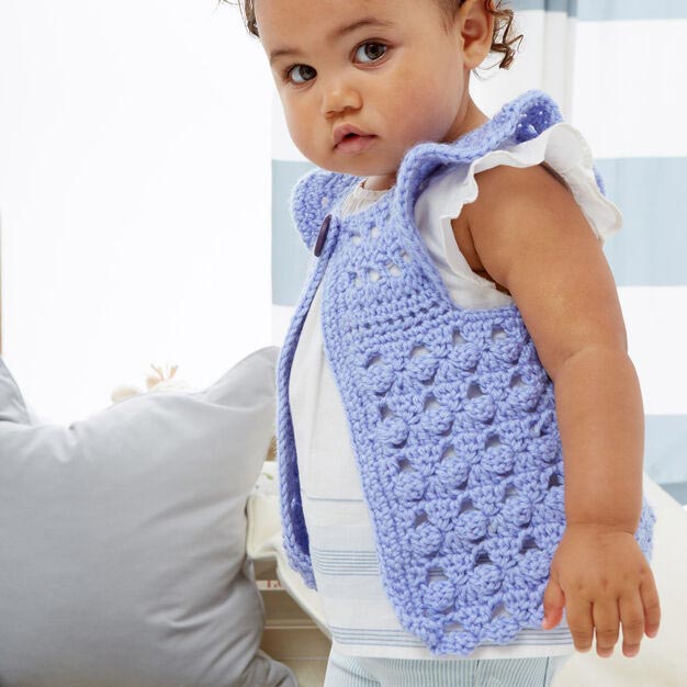 Free Flutter-bye Baby Vest Pattern