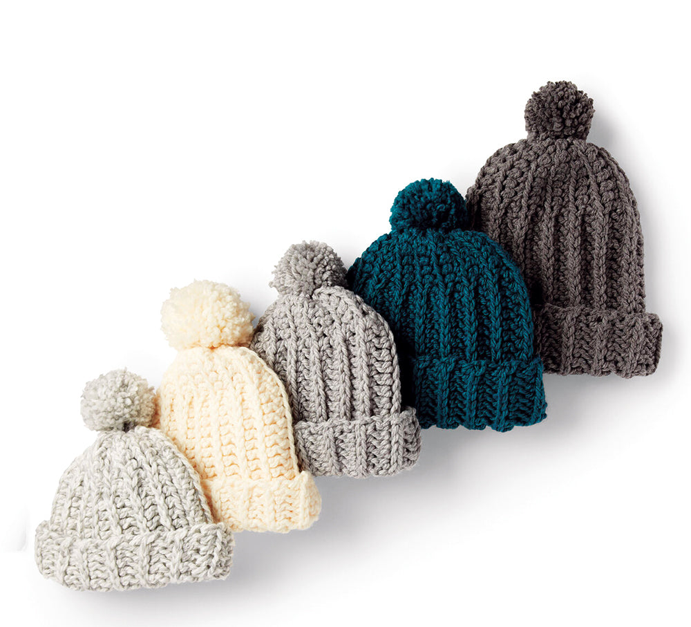 Free Basic Family Crochet Hat Pattern