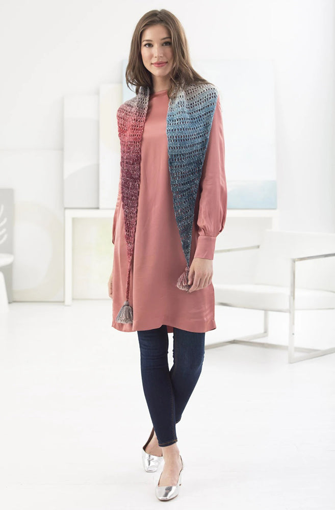 Modèle de châle à pampilles gratuit