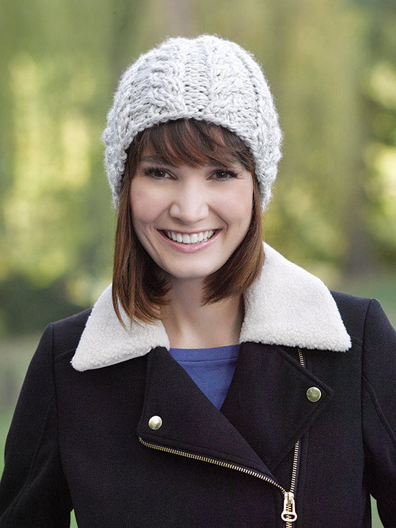 Free Ribbed and Cabled Hats Pattern