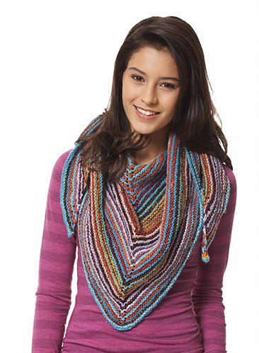 Modèle de châle Cresent gratuit