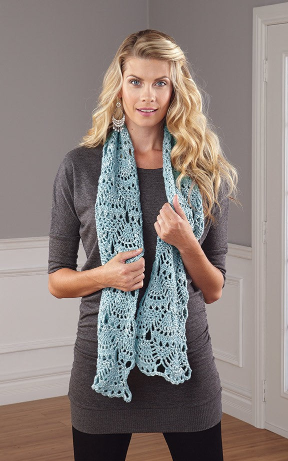 Free Silver Lace Scarf Pattern