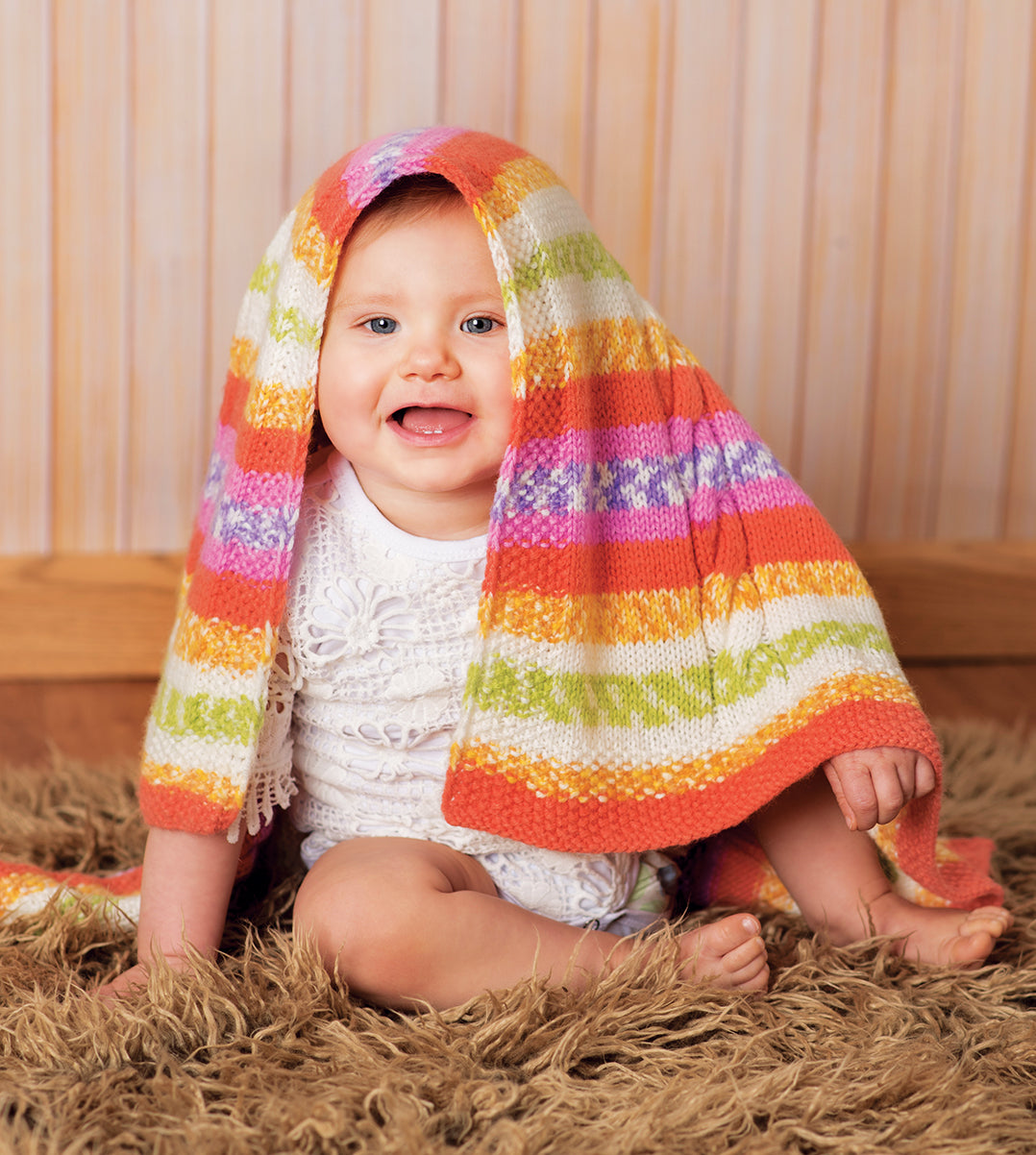 Modèle gratuit de couverture pour bébé Trio de câbles