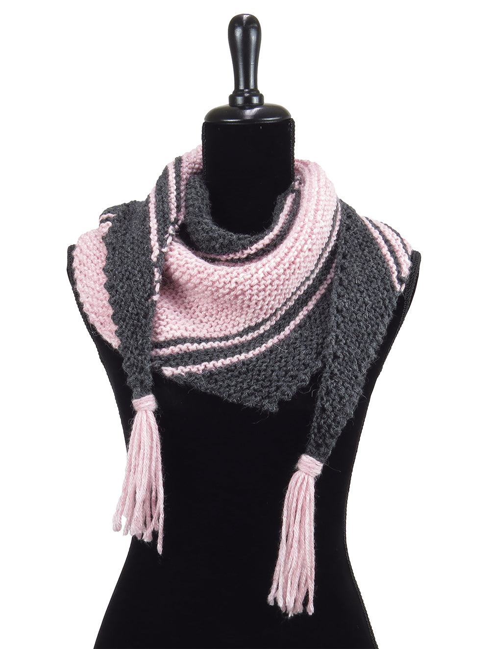 Free Diagonal Stripes Scarf Pattern