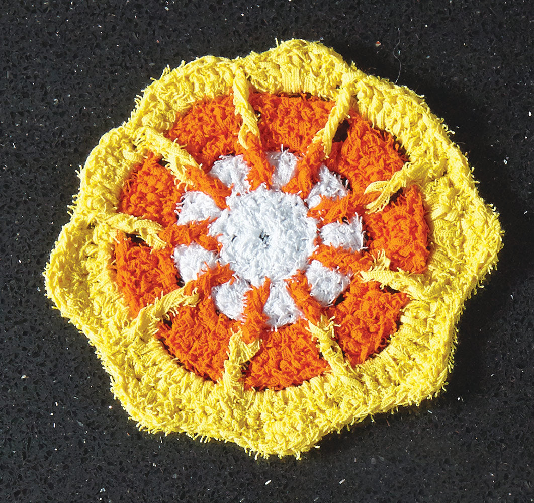 Free Candy Corn Dishcloth Pattern