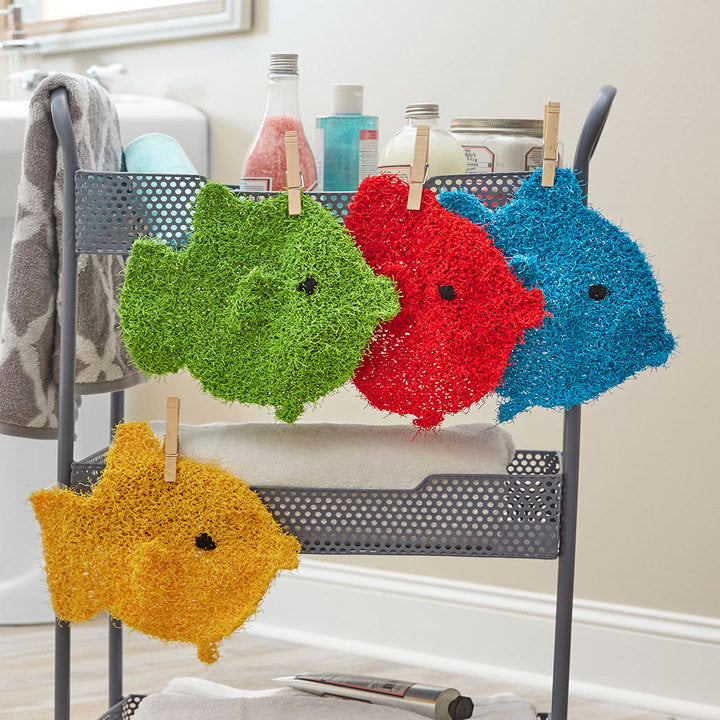 Free School of Fish Scrubby Pattern