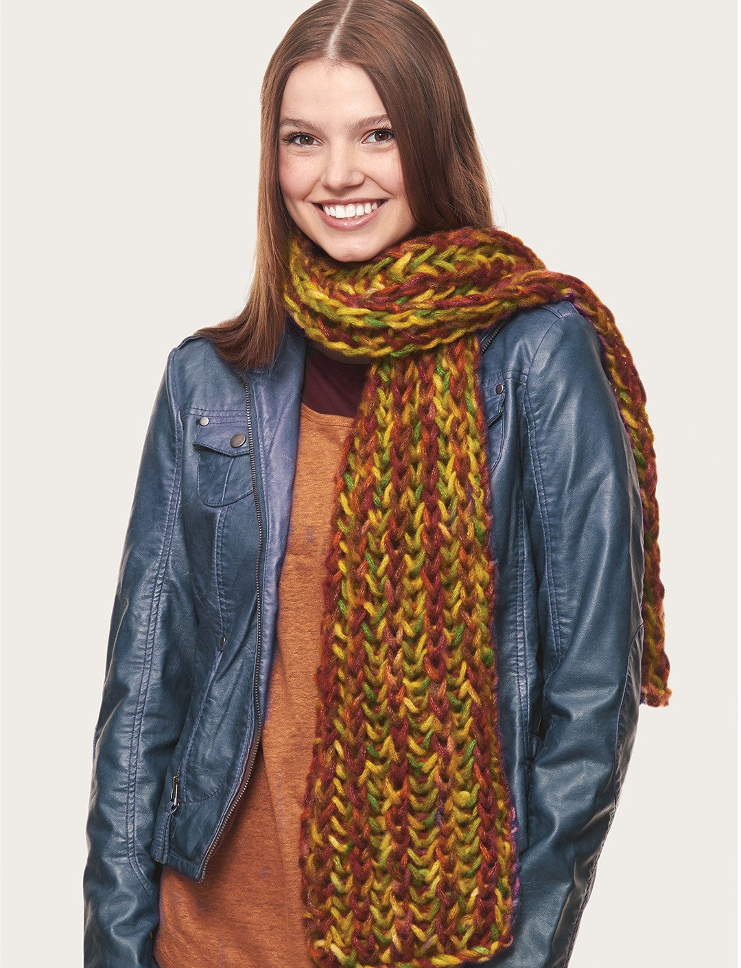 Modèle d'écharpe Lush Lines gratuit