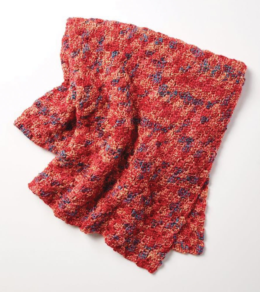 Free Tumbling Blocks Baby Blanket Crochet Pattern